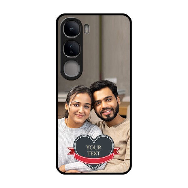 Vivo Y300 5G Custom Glass Phone CaseJust Married Couple Design