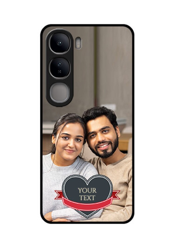Vivo Y300 5G Custom Glass Phone CaseJust Married Couple Design