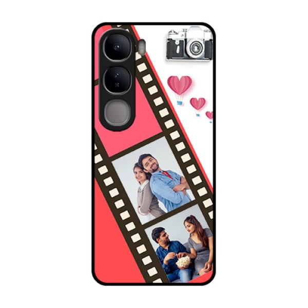 Vivo Y300 5G Custom Glass Phone Case3 Image Holder With Film Reel Vivo Y300 5G Custom Glass Phone Case3 Image Holder With Film Reel