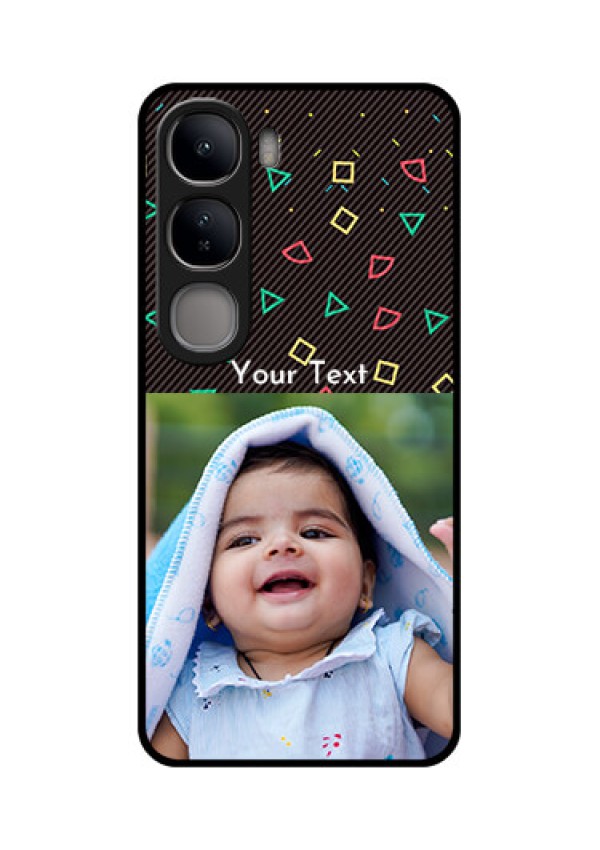 Vivo Y300 5G Custom Glass Phone CaseWith Confetti Birthday Design