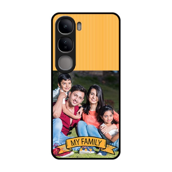 Vivo Y300 5G Custom Glass Phone CaseMy Family Design