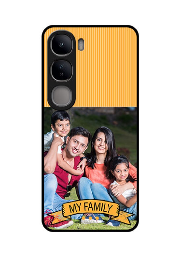 Vivo Y300 5G Custom Glass Phone CaseMy Family Design