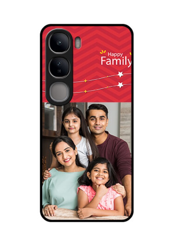 Vivo Y300 5G Custom Glass Phone CaseHappy Family Design