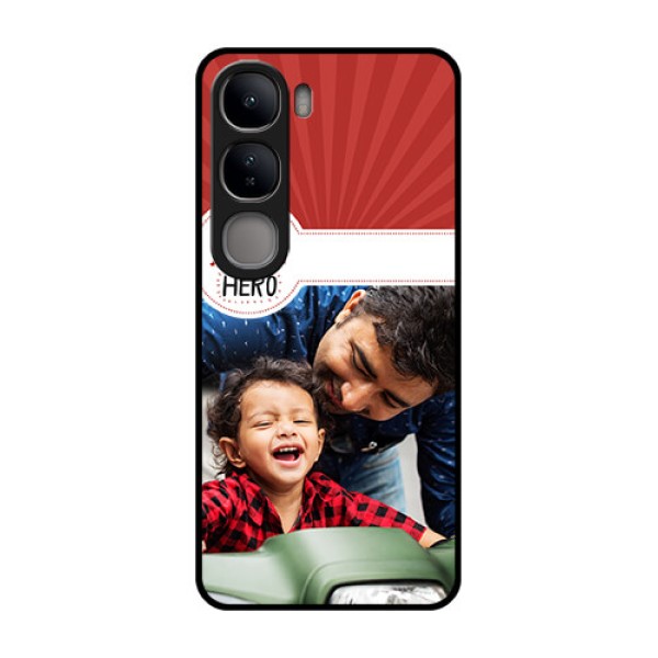 Vivo Y300 5G Custom Glass Phone CaseMy Dad Hero Design