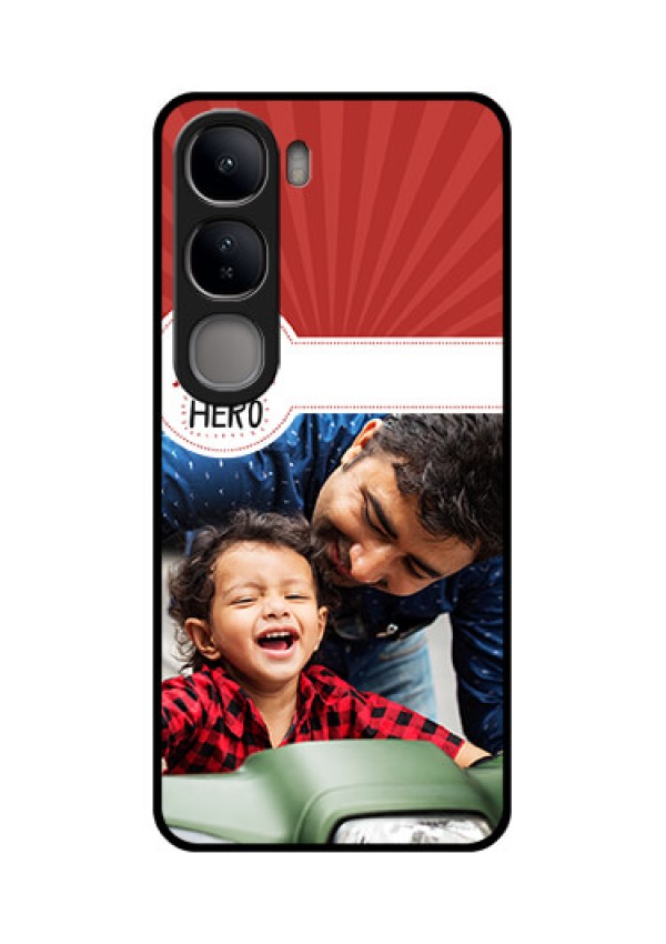Vivo Y300 5G Custom Glass Phone CaseMy Dad Hero Design