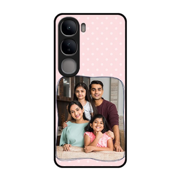 Vivo Y300 5G Custom Glass Phone CaseFamily With Dots Design