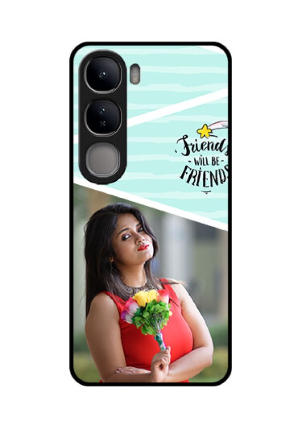 Vivo Y300 5G Custom Glass Phone CaseFriends Picture Icon Design