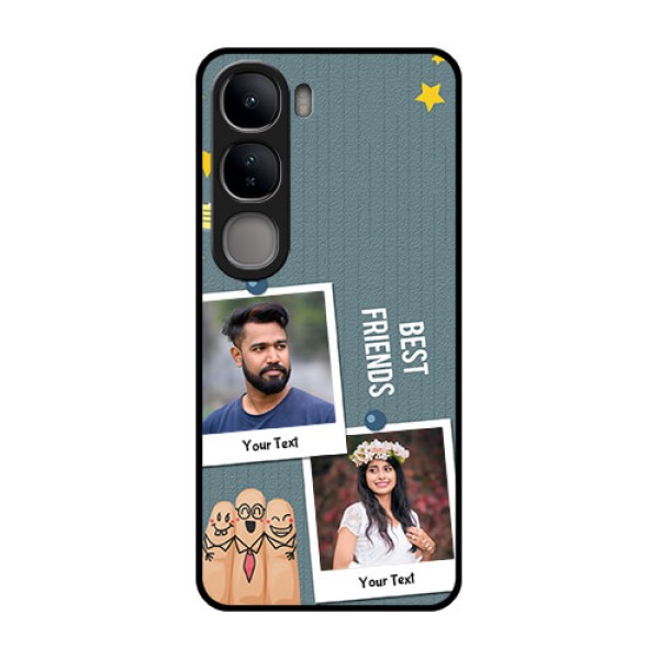 Vivo Y300 5G Custom Glass Phone CaseSticky Frames And Friendship Design Vivo Y300 5G Custom Glass Phone CaseSticky Frames And Friendship Design