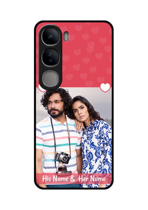 Vivo Y300 5G Custom Glass Phone CaseSimple Love Design
