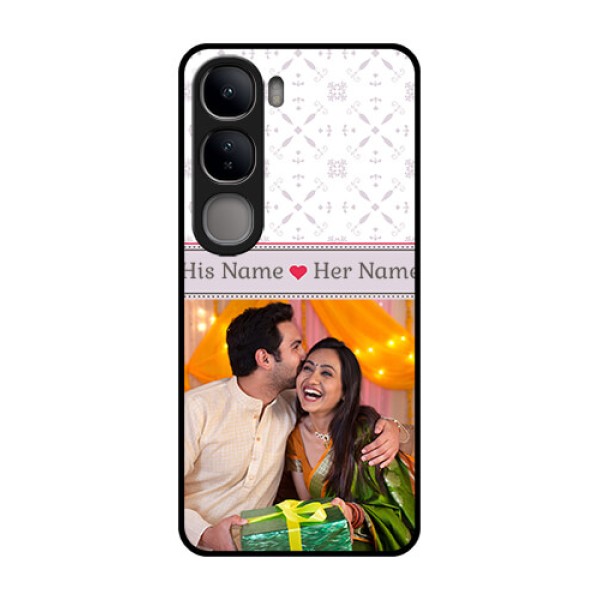 Vivo Y300 5G Custom Glass Phone CaseWith Photo And Ethnic Design Vivo Y300 5G Custom Glass Phone CaseWith Photo And Ethnic Design