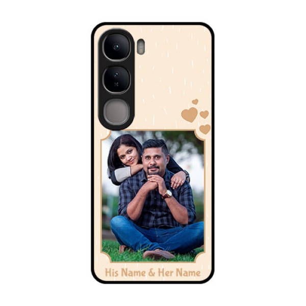Vivo Y300 5G Custom Glass Phone CaseWith Confetti Love Design