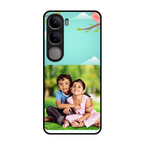 Vivo Y300 5G Custom Glass Phone CaseDoodle Love Design