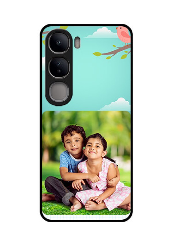 Vivo Y300 5G Custom Glass Phone CaseDoodle Love Design
