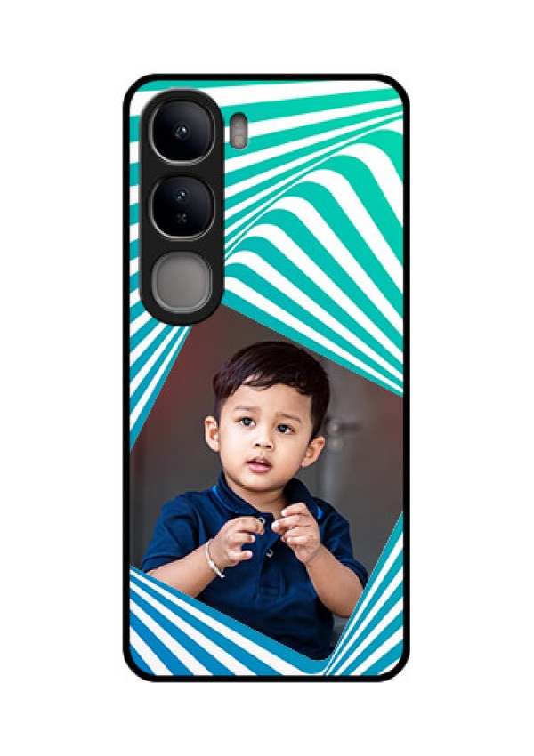 Vivo Y300 5G Custom Glass Phone CaseAbstract Spiral Design