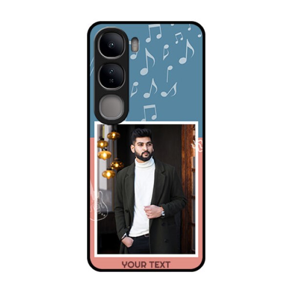 Vivo Y300 5G Custom Glass Phone CaseWith Color Musical Note Design Vivo Y300 5G Custom Glass Phone CaseWith Color Musical Note Design