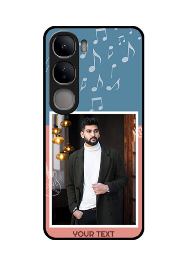 Vivo Y300 5G Custom Glass Phone CaseWith Color Musical Note Design