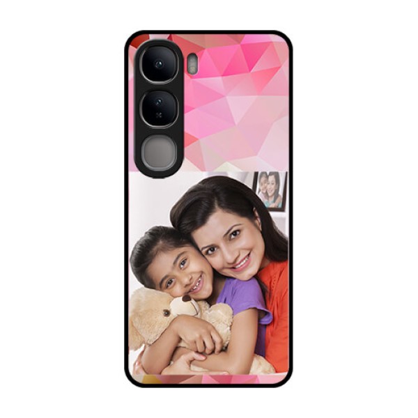 Vivo Y300 5G Custom Glass Phone CaseAbstract Triangle Design