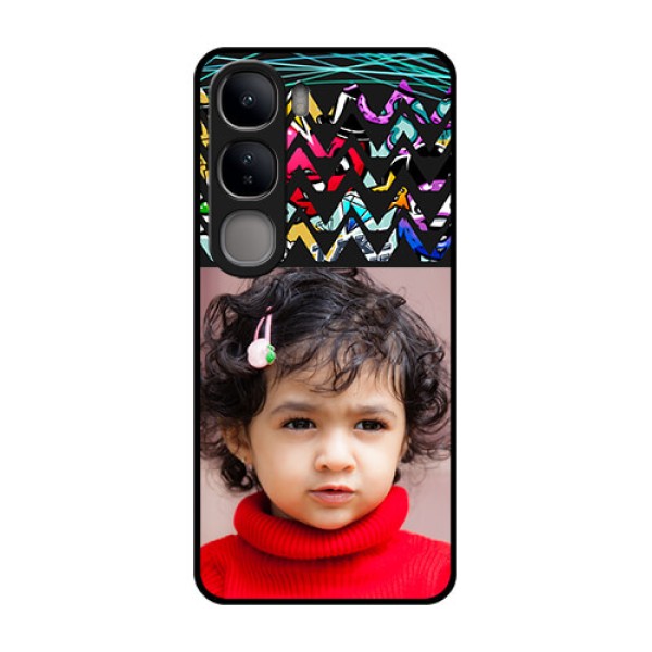 Vivo Y300 5G Custom Glass Phone CaseNeon Abstract Design