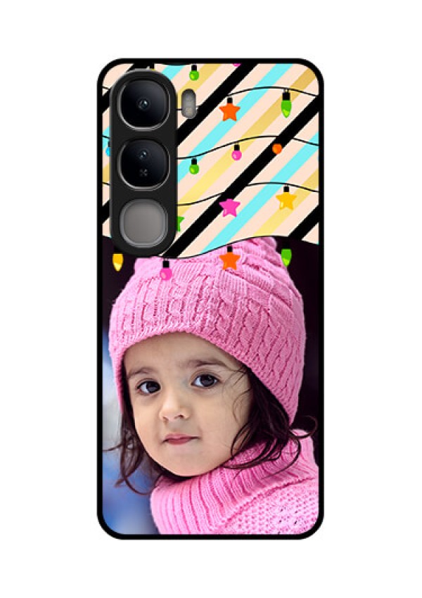 Vivo Y300 5G Custom Glass Phone CaseLights Hanging Design