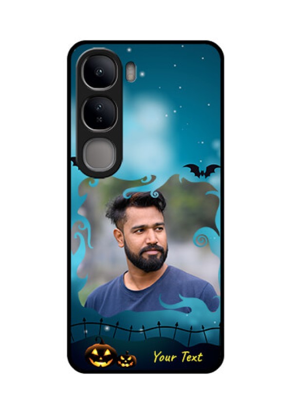 Vivo Y300 5G Custom Glass Phone CaseHalloween Frame Design