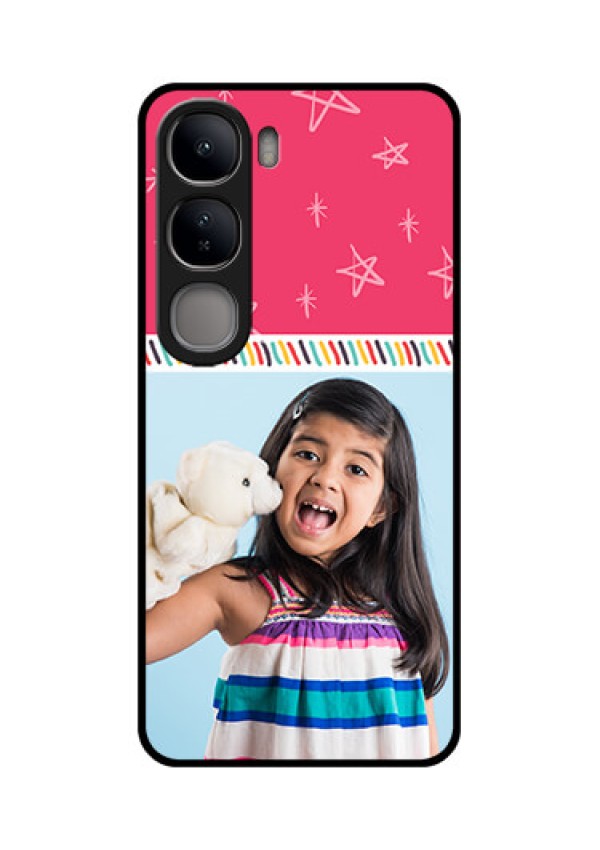 Vivo Y300 5G Custom Glass Phone CaseLine Art Design
