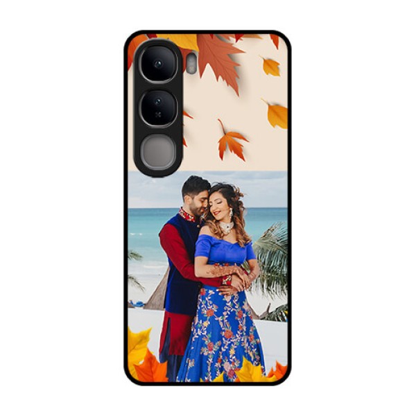 Vivo Y300 5G Custom Glass Phone CaseAutumn Maple Leaves Design Vivo Y300 5G Custom Glass Phone CaseAutumn Maple Leaves Design