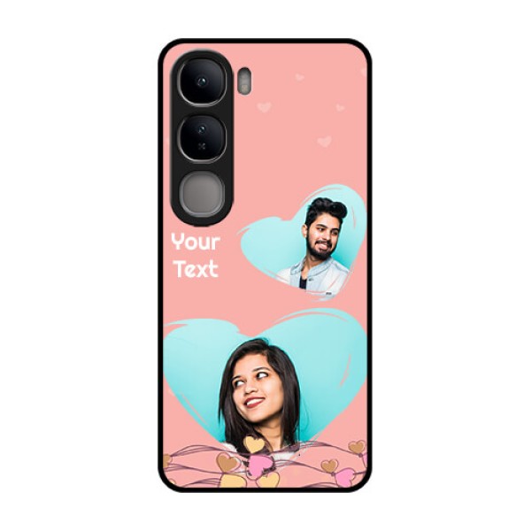 Vivo Y300 5G Custom Glass Phone CaseLove Doodle Design