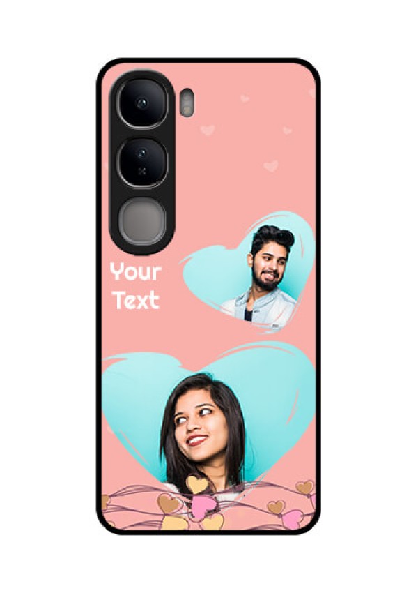 Vivo Y300 5G Custom Glass Phone CaseLove Doodle Design