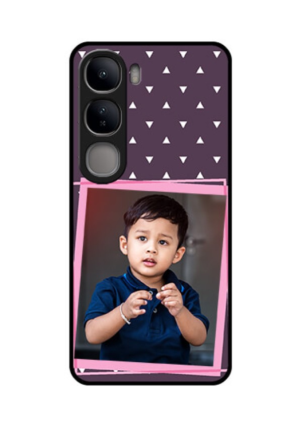 Vivo Y300 5G Custom Glass Phone CaseTriangle Pattern Dotted Design