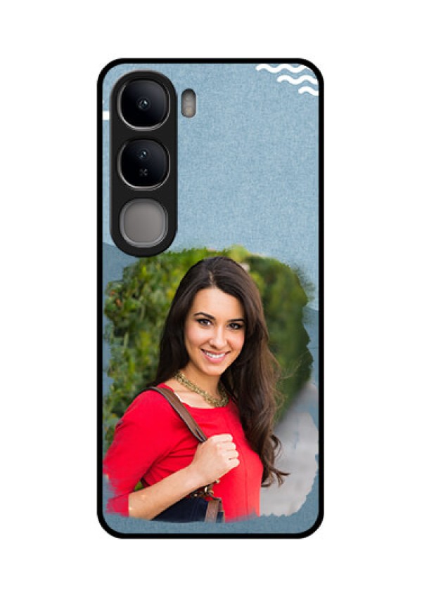 Vivo Y300 5G Custom Glass Phone CaseGrunge Line Art Design