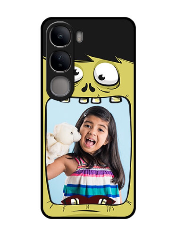 Custom Vivo Y300 5G Custom Glass Phone CaseCartoon Monster Back Case Design