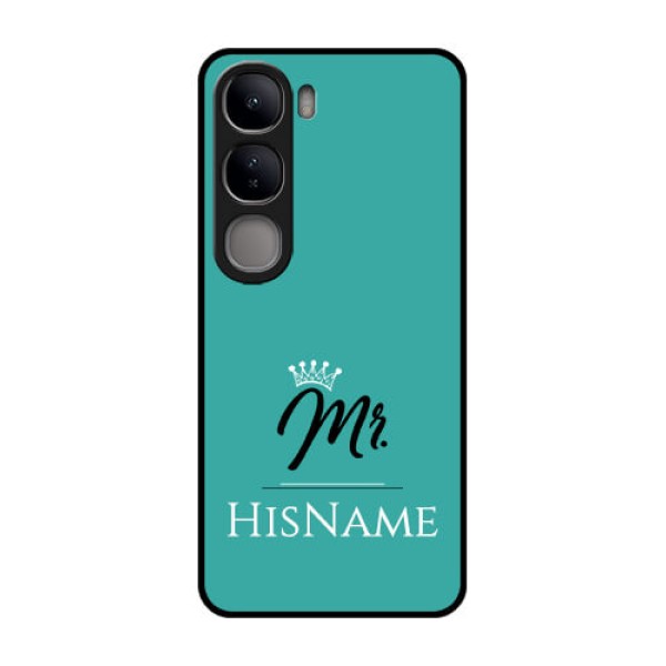 Vivo Y300 5G Custom Glass Phone CaseMr With Name Design