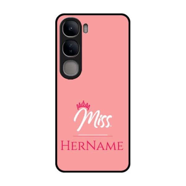 Vivo Y300 5G Custom Glass Phone CaseMrs With Name Design