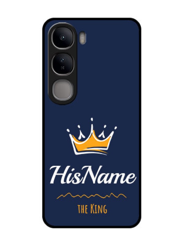 Custom Vivo Y300 5G Custom Glass Phone CaseKing With Name Design