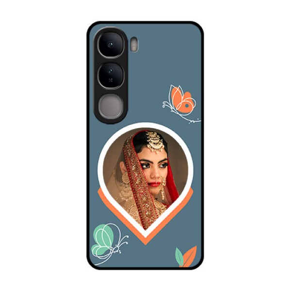Vivo Y300 5G Custom Glass Phone CaseDroplet Butterflies Design Vivo Y300 5G Custom Glass Phone CaseDroplet Butterflies Design