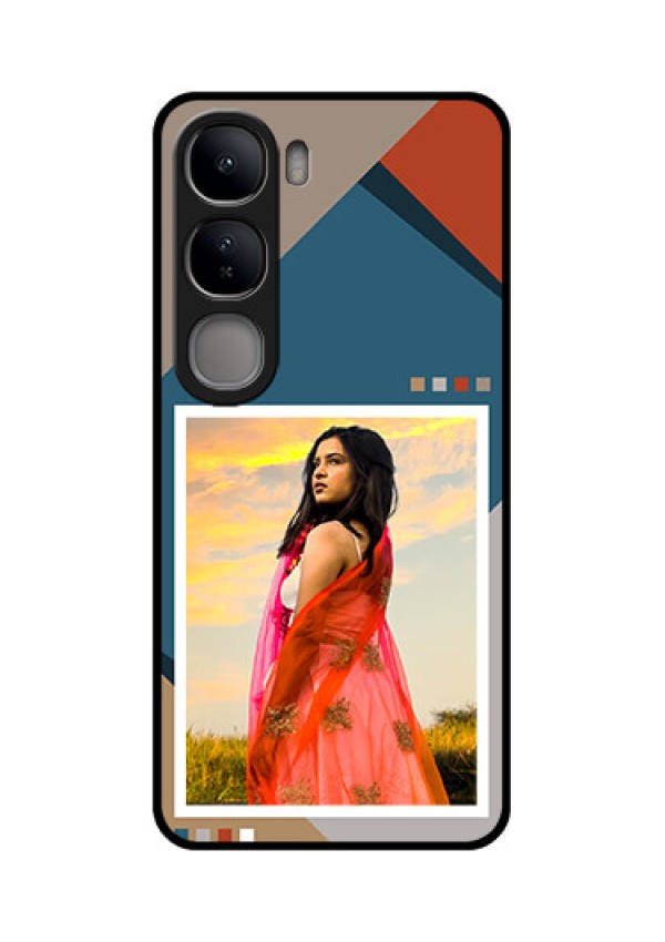 Vivo Y300 5G Custom Glass Phone CaseRetro Color Pallet Design