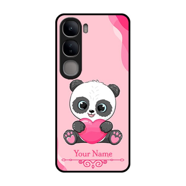 Vivo Y300 5G Custom Glass Phone CaseCute Panda Design