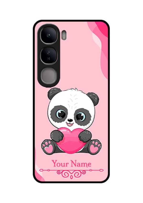 Vivo Y300 5G Custom Glass Phone CaseCute Panda Design