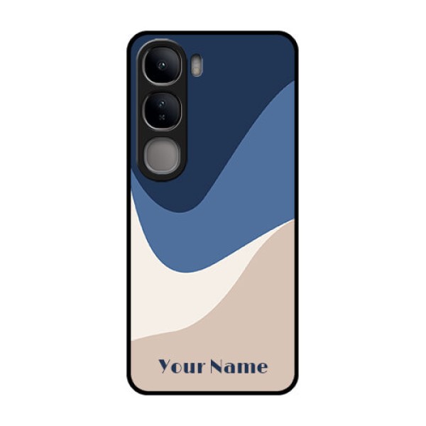 Vivo Y300 5G Custom Glass Phone CaseAbstract Drip Art Design