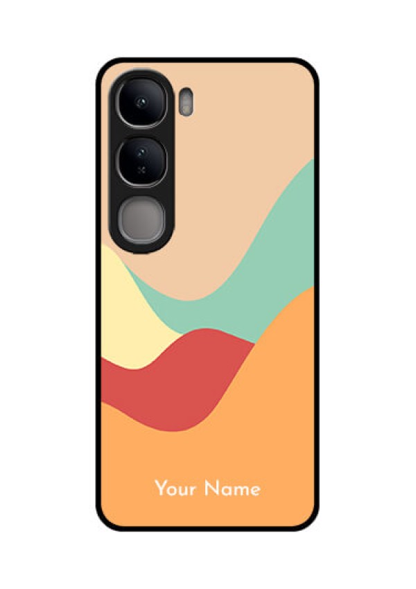 Vivo Y300 5G Custom Glass Phone CaseOcean Waves Multi - Colour Design