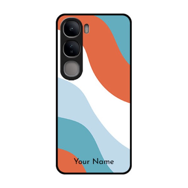 Vivo Y300 5G Custom Glass Phone CaseColoured Waves Design