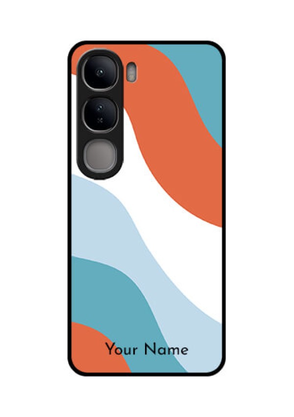 Vivo Y300 5G Custom Glass Phone CaseColoured Waves Design