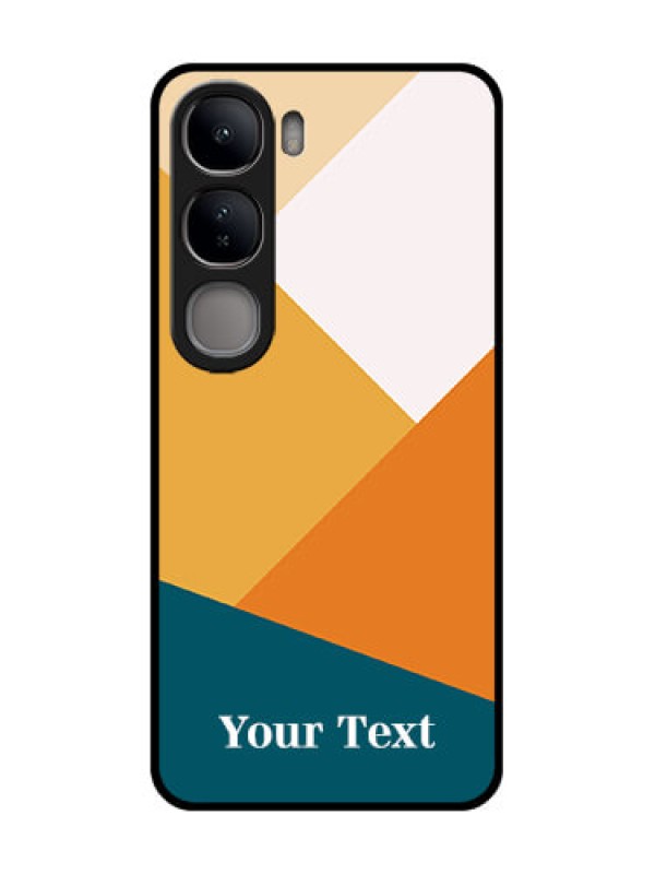 Custom Vivo Y300 5G Custom Glass Phone CaseStacked Multi - Colour Design