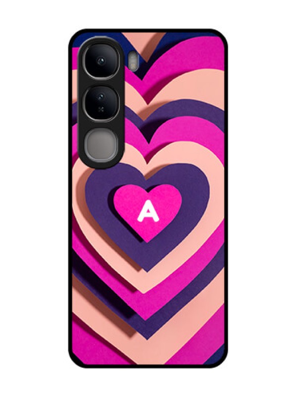 Custom Vivo Y300 5G Custom Glass Phone CaseCute Heart Pattern Design