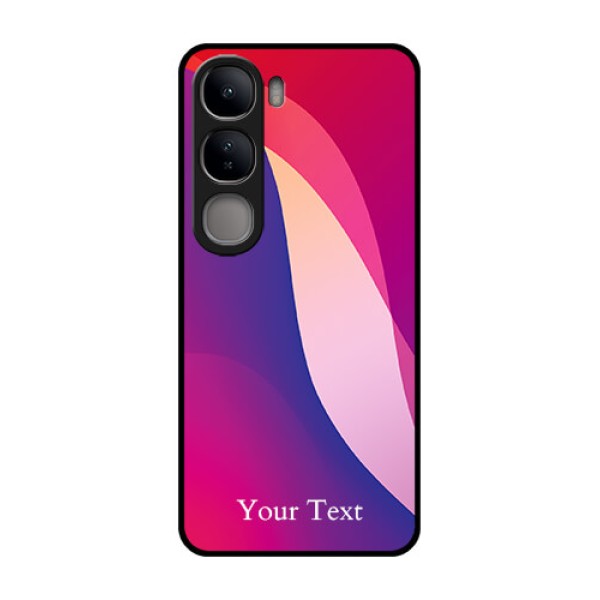 Vivo Y300 5G Custom Glass Phone CaseDigital Abstract Overlap Design Vivo Y300 5G Custom Glass Phone CaseDigital Abstract Overlap Design