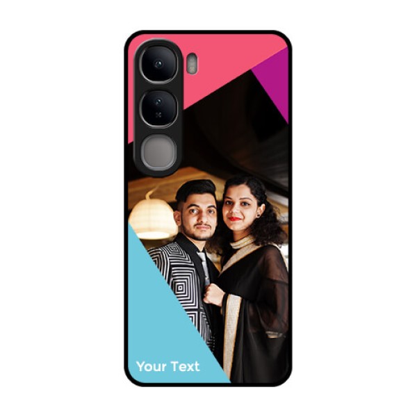 Vivo Y300 5G Custom Glass Phone CaseStacked Triple Colour Design
