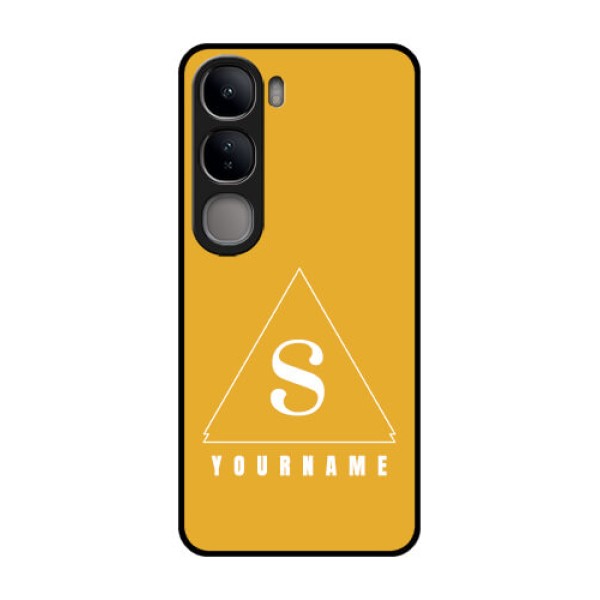 Vivo Y300 5G Custom Glass Phone CaseSimple Triangle Design