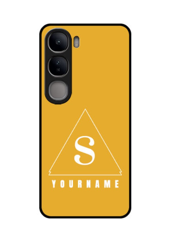 Vivo Y300 5G Custom Glass Phone CaseSimple Triangle Design