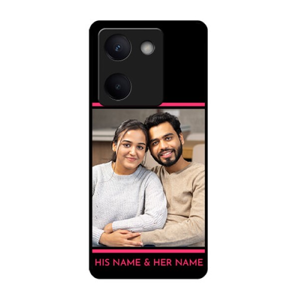Vivo Y300 Plus 5G Custom Glass Phone Case - With Add Text Design