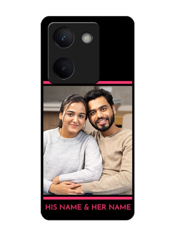 Custom Vivo Y300 Plus 5G Custom Glass Phone Case - With Add Text Design